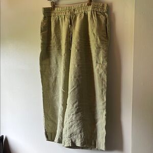 J. Crew linen Wide Leg Trousers